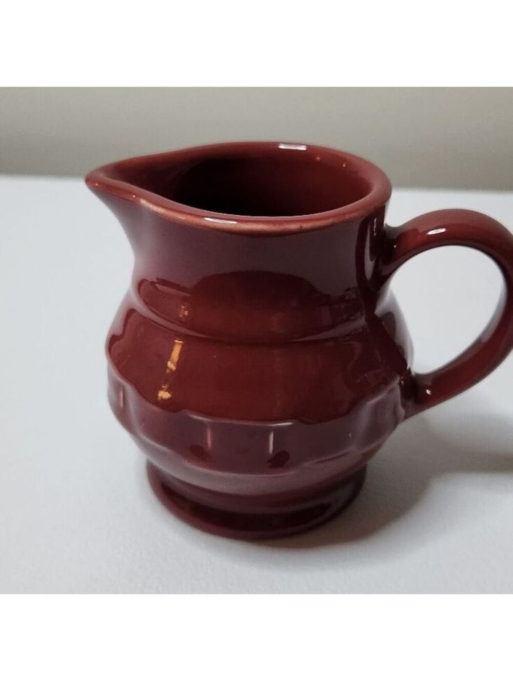 Longaberger Pottery Woven Traditions Creamer Pitcher in Paprika - Picture 3 of 7